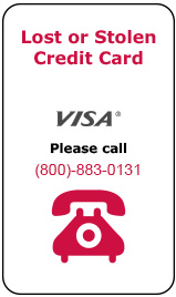 lost or stolen credit card